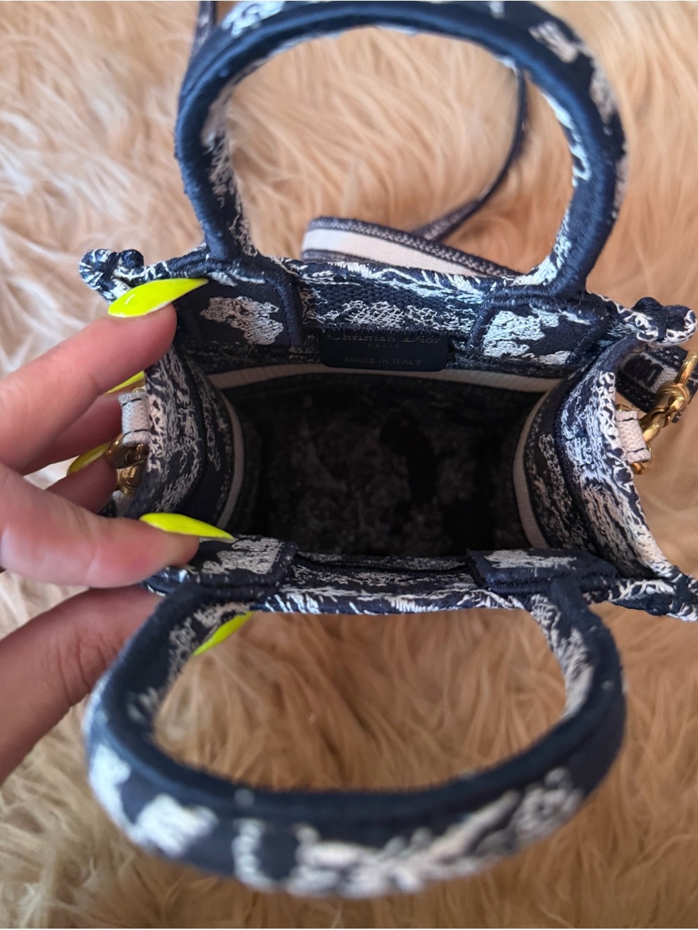 Christian Dior mini tote/crossbody - Picture 3 of 6